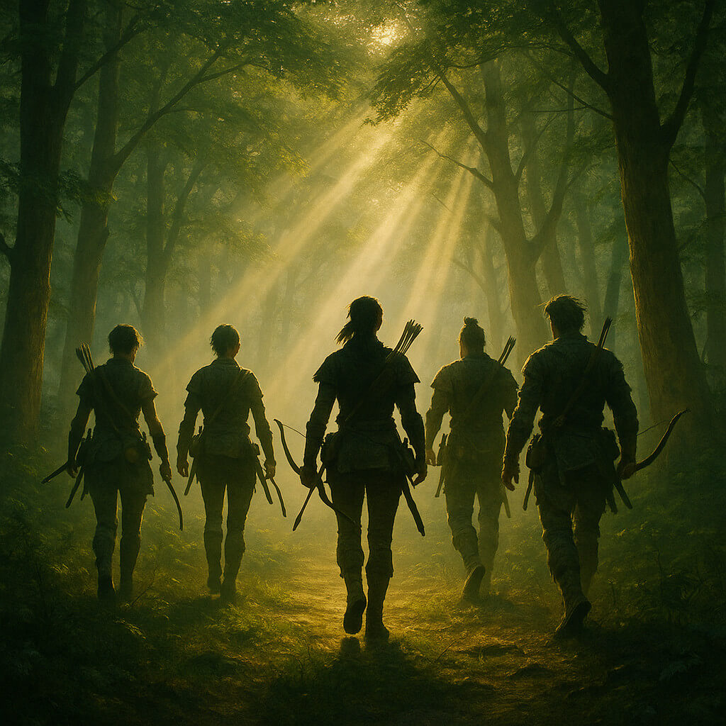 Eine Pentana im Wald